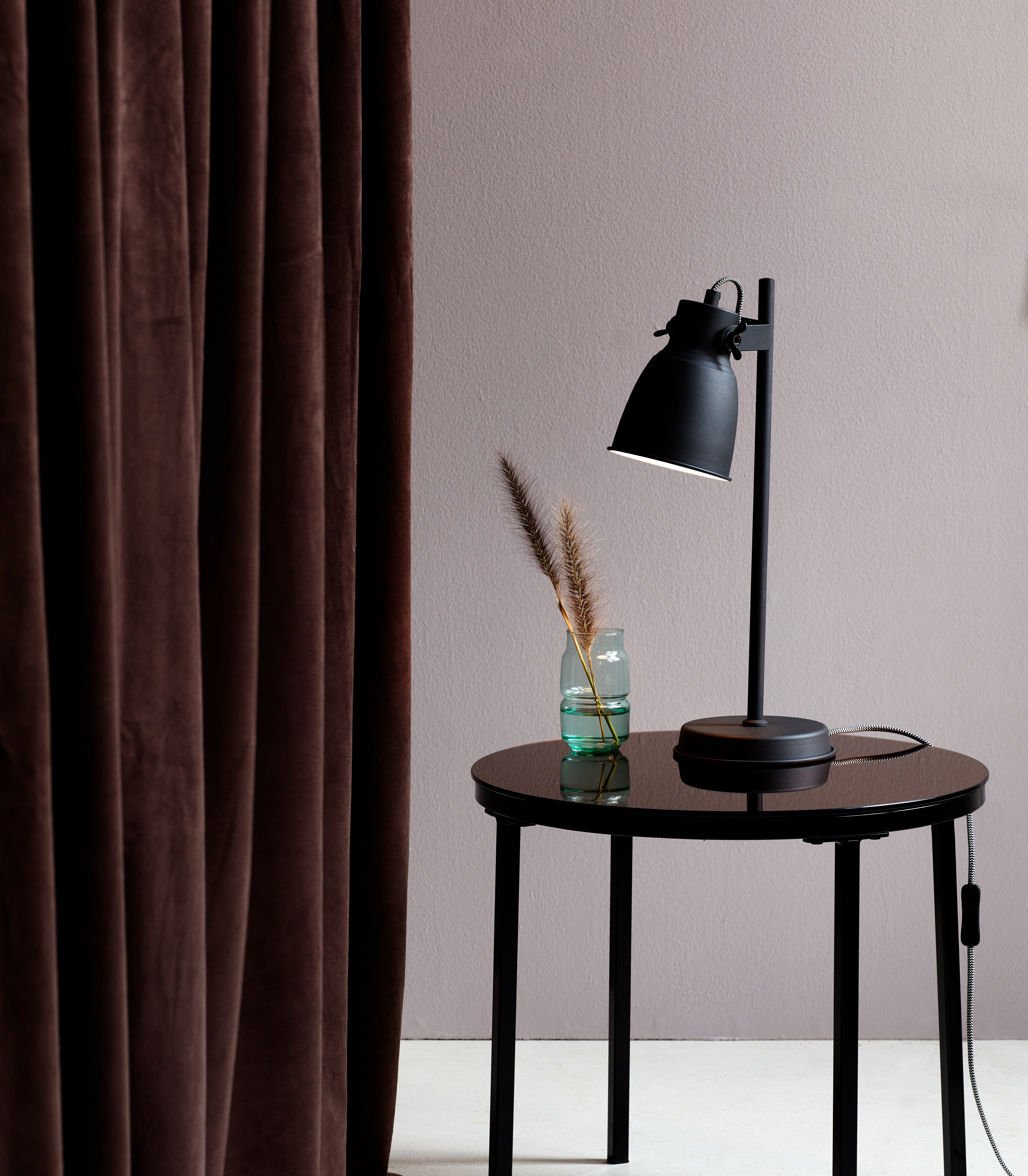Adrian  E27 | Table lamp | Anthracite
